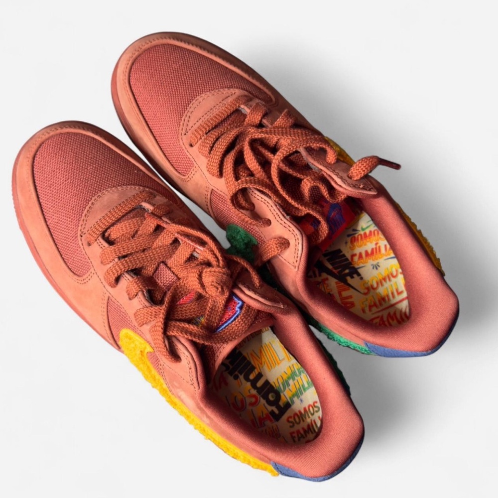 Nike Air Force 1 Low La Familia Redstone. Size US 7 YS